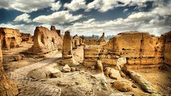 Landscapes ruins site rock formations
