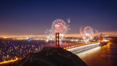 Landscapes San Francisco fireworks