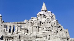 Landscapes sand castle