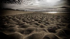 Landscapes sand coast skyscapes