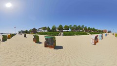 Landscapes sand nature Beaches cityscapes fisheye effect