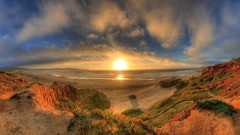 Landscapes sand nature coast Beaches