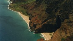 Landscapes sand Sea Mountains clouds Islands Beaches
