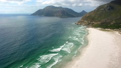 Landscapes sand Sea nature Mountains clouds Beaches