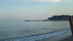 Landscapes sand Sea port Italy liguria skyscapes varazze