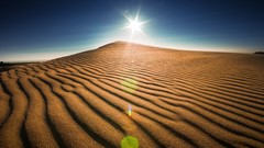 Landscapes sand sun lens flare skies deserts sun flare
