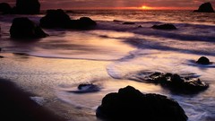 Landscapes Sea California San Francisco rocks Beaches