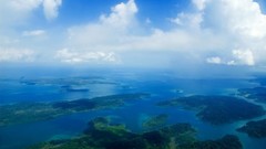 Landscapes Sea clouds Islands India