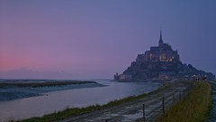 Landscapes Sea France Monastery normandy mont saint-michel