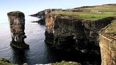 Landscapes Sea grass Scotland Islands