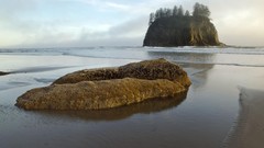 Landscapes Sea Islands Oregon Beaches national park