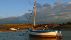 Landscapes Sea nature Boats skies