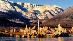 Landscapes Sea nature California lakes Sierra Nevada Mono Lake