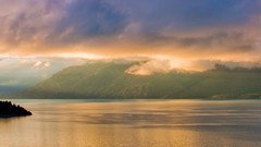 Landscapes Sea nature clouds