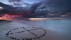 Landscapes Sea nature clouds