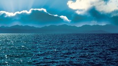 Landscapes Sea nature clouds