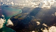 Landscapes Sea nature clouds ocean land coast