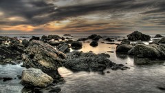Landscapes Sea nature coast rocks HDR Photography