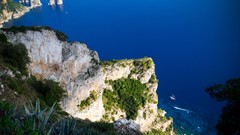 Landscapes Sea nature hills coast Italy HDR Photography