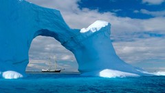 Landscapes Sea nature ice ships