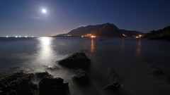 Landscapes Sea nature Mountains reflections