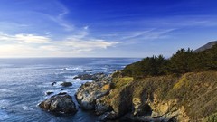 Landscapes Sea nature ocean California California Coastline