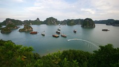 Landscapes Sea nature ships cliffs