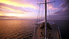 Landscapes Sea nature sky evening