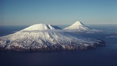 Landscapes Sea nature snow Mountains Volcanoes outdoors