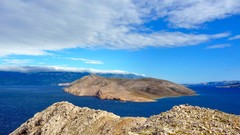 Landscapes Sea nature water blue Mountains Islands croatia 