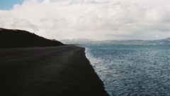 Landscapes Sea nature water clouds hills waves sea shorelines 