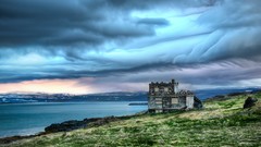 Landscapes Sea ocean Beaches Castles