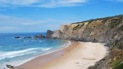 Landscapes Sea ocean Portugal rocks Beaches waves