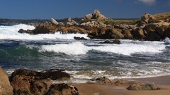 Landscapes Sea ocean rocks Beaches