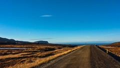 Landscapes Sea roads iceland