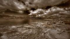 Landscapes Sea sepia Beaches