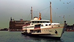 Landscapes Sea ships Turkey Istanbul artwork