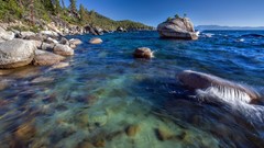 Landscapes Sea stones coast rocks