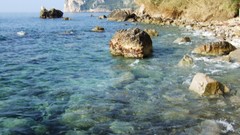 Landscapes Sea stones nature water blue Italy