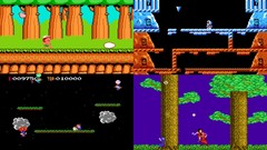 Landscapes Sea Trees clouds ice nintendo nes video games ninjas 