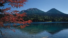 Landscapes Sea Trees Mountains land lakes