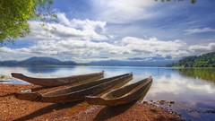 Landscapes ships lakes skyscapes