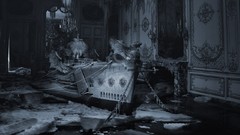 Landscapes ships ruins houses