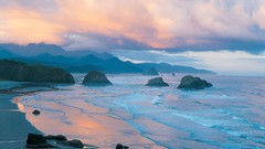 Landscapes shore Sea