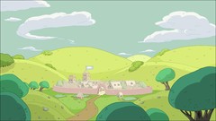 Landscapes simple adventure time