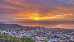 Landscapes Skyscrapers Greece cityscapes city skyline towns