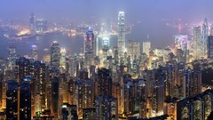 Landscapes Skyscrapers Hong Kong Asia architecture cityscapes