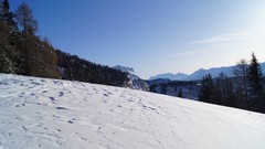 Landscapes snow Alps Italy Kronplatz