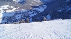 Landscapes snow Alps Italy Villages San Vigilio Kronplatz