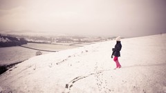 Landscapes snow hats